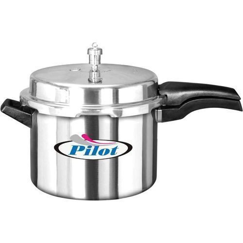 Pilot 7.5Litres Stainless Steel Pressure Cooker - Silver
