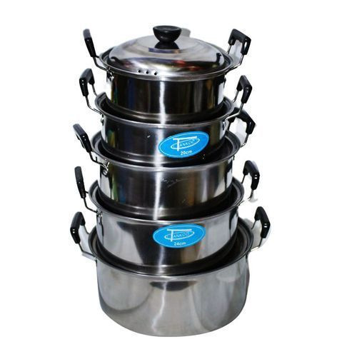 5Piece High Grade Serving Dish - Silver