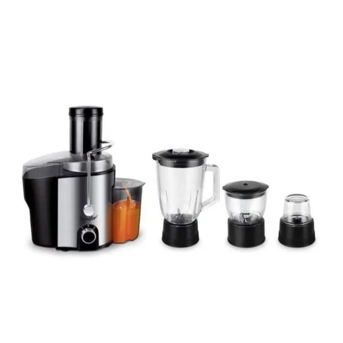 Powerful 4 In 1 Juicer For Blending Grinding Mincing Milling-Transparent