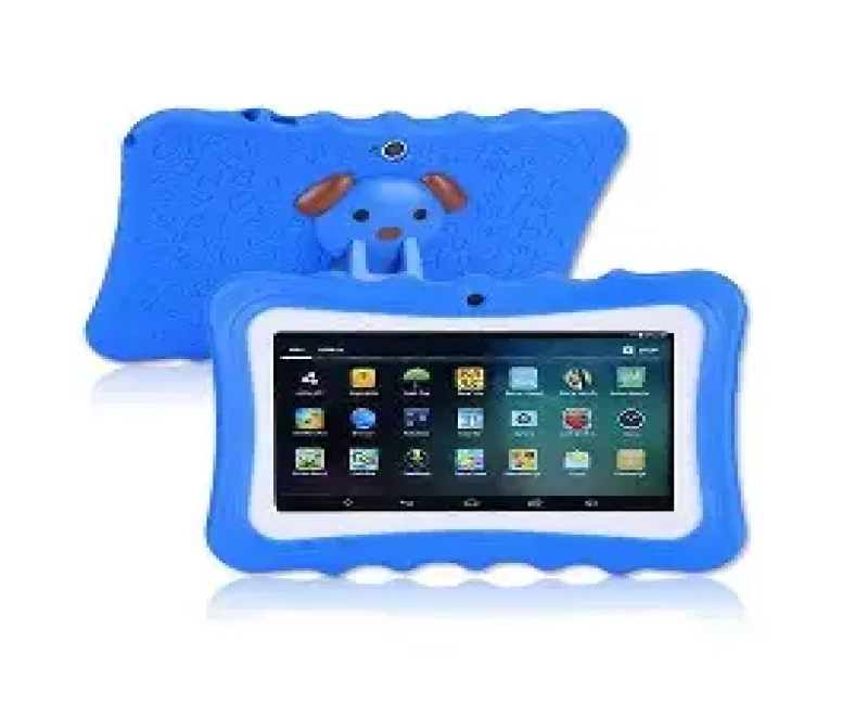 Atouch 7inch 256/8GB WiFi Kids Learning Tablet With Free Writing Pad - Multicolor