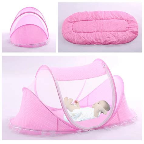 Foldable Baby Net - pink