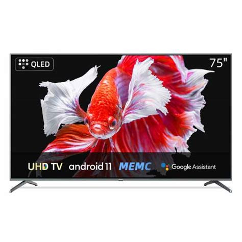 Chiq 75 QLED LED ANDROID 4K UHD SMART with FRAMELESS + BT U75QM9S