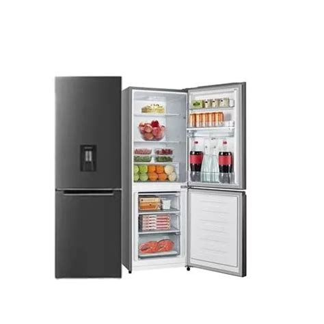 Chiq 340L FRIDGE DOUBLE DOOR SILVER DEFROST BOTTOM FREEZER with WATER DISPENSER CBM340DSK3