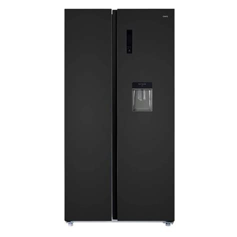 Chiq 560L FRIDGE SIDE BY SIDE BLACK with WATER DISPENSER CSS560NPIK3