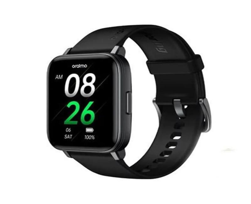 Dark Chrome Watch 2 Pro OSW-32 BT Call Quickly Reply Health Monitor Smart Watch Black, USB oraimo