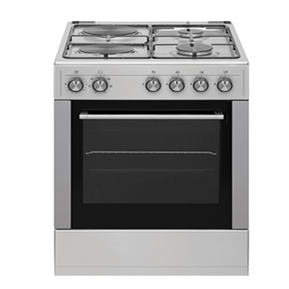 VENUS Cooker VC5522 50 cms Stainless Steel Work top, 2 Gas Burners 2 Electric Plate Electric Oven