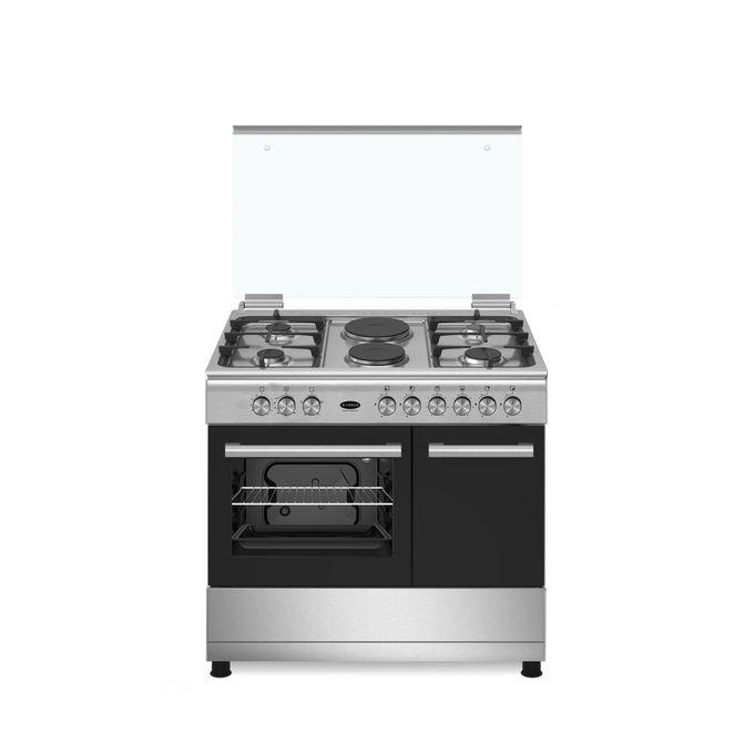VENUS Cooker VC9642BX 90/60cms 4 Gas 2 Electric Plates Electric Oven & Grill + Gas Compartment