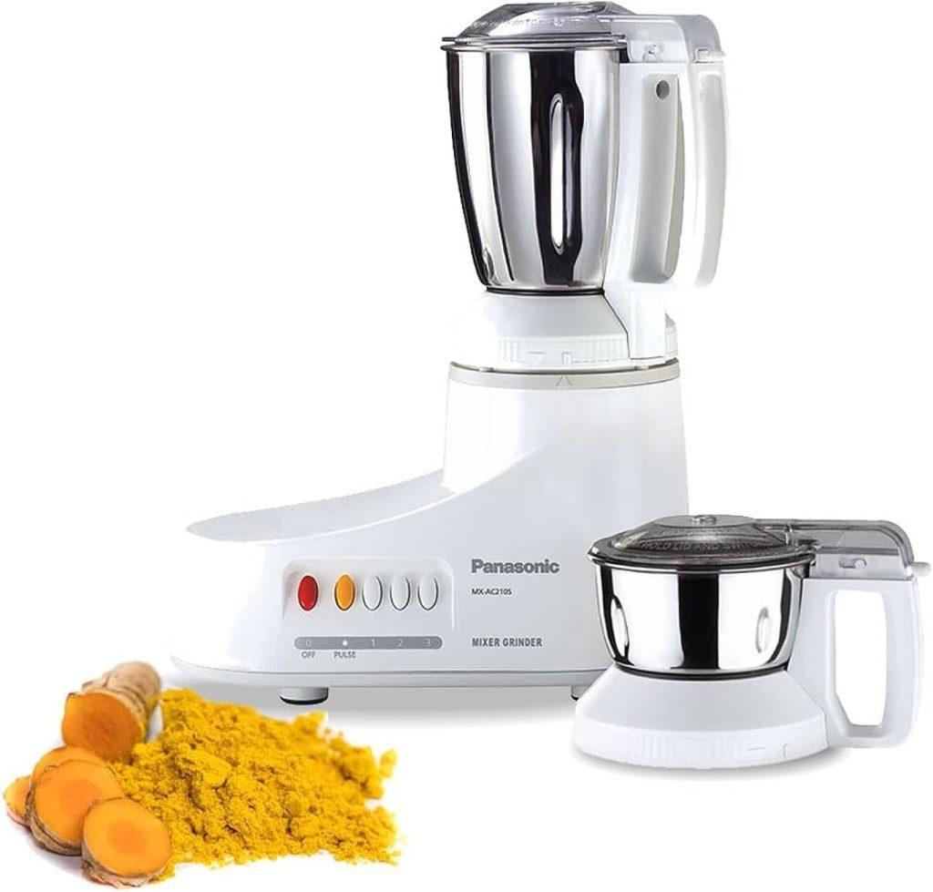 PANASONIC MIXER GRINDER MXAC210 2Jars 1000W Stainless Steel Jar