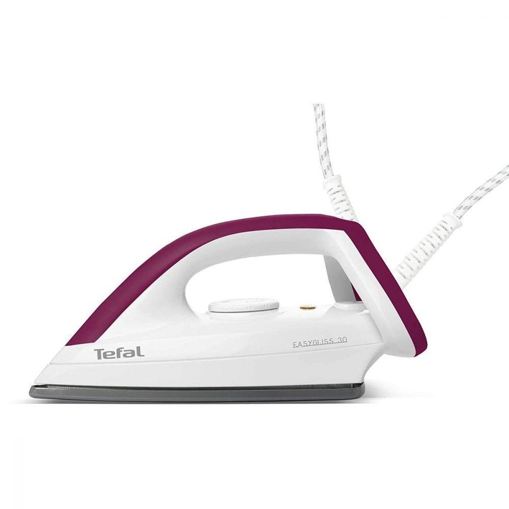 TEFAL DRY IRON FS3110M0 1200W 600gram, 1.8m Cord, Easy Gliding Soleplate - Fast Heat up